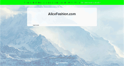Desktop Screenshot of alicefashion.com